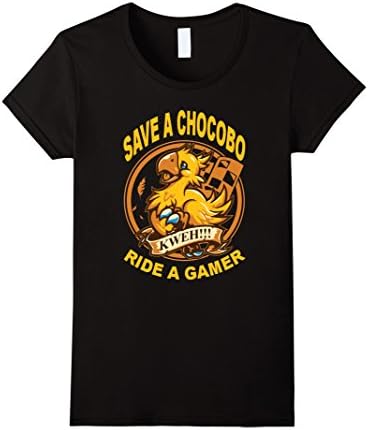 Women's Save a chocobo, ride a gamer XL Black