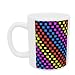 Colourful Squares (digital) by Louisa Knight - Mug - Standard Size