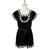 Embellished Trim Yoke Front Top (Petite, Tall & Misses Sizes XS-3X)