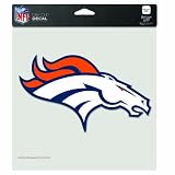 NFL Denver Broncos 8-by-8 Inch Diecut Colored Decal
