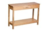 Premier Housewares Eden Console en ch&ecirc;ne plaqu&eacute; 79 x 109 x 37 cm (Import Grande Bretagne)