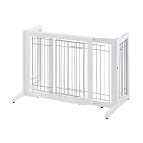 Richell Freestanding Pet Gate, Small, Origami White