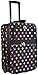 World Traveler Multicolor Paw Prints 20-inch Expandable Carry On Rolling Luggage