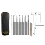 Seventeen Piece Lock Pick Set