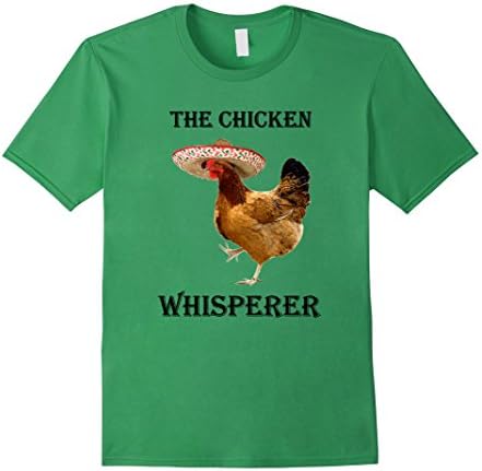 Men's Funny Shirt - The Chicken Wishperer - Farming T Shirt XL Grass