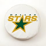 Dallas Stars NHL Tire Cover White Size: E10 - 30 x 10 Inch