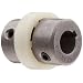 Boston Gear BF101/2X1/2 Shaft Coupling, Spider Ring (3-Jaw), Coupling Size BF10, 1.250" Hub Diameter, 0.500" Driven Hub Bore, 0.500" Driver Hub Bore, 1.594" Max Outter Diameter, 2 horsepower Max HP, 72 pounds per inch Max Torque
