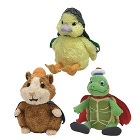 Ty Wonder Pets Ming Ming Linny & Tuck Brand New Ty Beanies