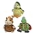 Ty Wonder Pets Ming Ming Linny & Tuck Brand New Ty Beanies