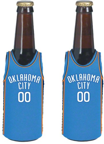 Oklahoma City Thunder Bottle Jersey Koozie 2-Pack