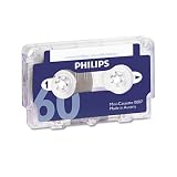 PHILIPS SPEECH PROCESSING Audio and Dictation Mini Cassette, 60 Minutes (30 x 2), 10/Pack