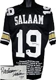 Rashaan Salaam signed Colorado Buffaloes Black Custom Jersey 94 (Heisman)