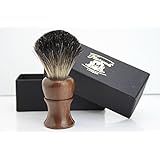 Haryali London BRAND NEW - 100% PURE BADGER HAIR SHAVING BRUSH - Rose Wood Wooden Brush