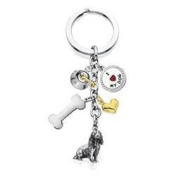 Cavalier King Charles Spaniel - I Love My Dog Keychain