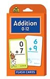 20 Pack SCHOOL ZONE PUBLISHING ADDITION 0-12 FLASH CARDS