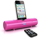 AZATOM� iFlute PINK docking station speaker / With Touch button control / Travel or Home use