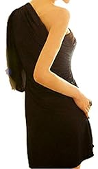 Sexy Above the Knee One Shoulder Mini Dress 