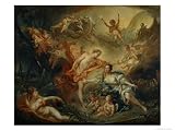 Apollo Revealing His Divinity to the Shepherdess Issa Art Styles Giclee Poster Print by Francois Boucher, 40x30