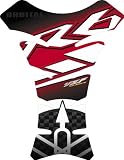 Orbital Tank Pad - Racing - R6 - Red/Carbon Fiber 1283