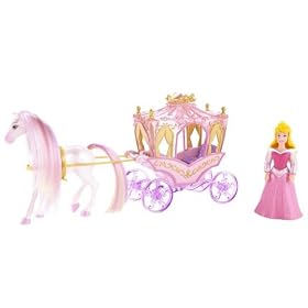 Disney Princess Favorite Moments Sleeping Beauty and Carriage Playset by Mattel