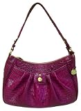 Brahmin Mallory Berry Melbourne Croc Print Purse