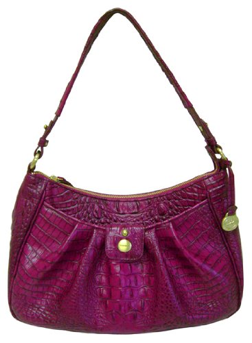 brahmin mallory berry melbourne croc print purse  more detail click!