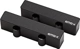 EMG JX Bass Guitar Pickup Set, Black