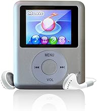 Lonve 8GB Silver MP3/MP4 Player 1.81'' Screen MP4 Music/Audio/Media Player And FM Radio