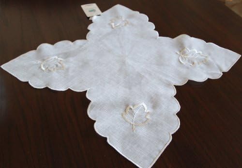 Embroidered Hot Roll Cover, Napkin, Bread Basket Liner, Satin