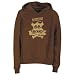 Hoodie Womens Brown 