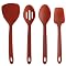 Silvermark 12" Silicone Kitchen Tools - Red
