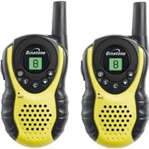Binatone Latitude 100 Twin Walkie Talkie - Yellow/Black