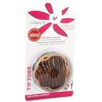 Foot Petals Tiger/Zebra/Leopard Combo Safari Tip Toes, Triple Pack