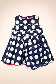 Autograph Pure Cotton Spotted Dress & Knicker Set