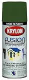 Krylon K02324000 Fusion For Plastic Aerosol Spray Paint, 12-Ounce, Hunter Green