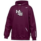 Nike Mississippi State Bulldogs Maroon Practice Hoody Sweatshirt