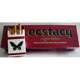 Red Herbal Ecstacy Cigarettes, Movie Industry, Quit Smoking (10 Packs)