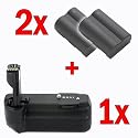 Professional battery grip + 2 accus for Canon EOS 50D, 40D, 30D like the BG-E2N