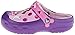 Crocs Girls' CC Minnie Glitter Lined Clog