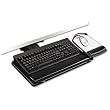 Adjustable Keyboard Tray,Height Adjusts,26-1/4"x10-1/2",BK