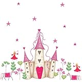 RoomMates YH1328M Princess Castle Peel & Stick Giant Wall Decal