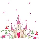 RoomMates YH1328M Princess Castle Peel & Stick Giant Wall Decal