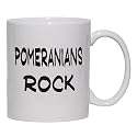 Pomeranians Rock Mug for Coffee / Hot Beverage 15 oz. BLACK