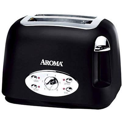 Aroma 2 Slice Toaster-Black product image
