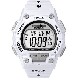 Timex Ironman Shock-Resistant 30-Lap Classic Watch - Full-Size Classic White, One Size