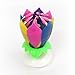 1 X Beon Amazing Melody Firework Happy Birthday Candle- Round Rainbow 14 candles