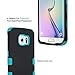 ULAK Galaxy S6 Edge Case, 3 in 1 Shield Shock Absorbing Case with Hybrid Cover Soft Silicone + Hard PC Material Design for Samsung Galaxy S6 Edge (5.1