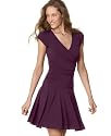 Tempted V-Neck Cap-Sleeve Dress