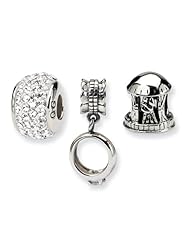 Sterling Silver s Wedding & Anniversary Boxed Bead Set by Reflection Beads, Best Quality Free Gift Box Satisfaction Guaranteed