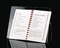 Cookbook Holder (Clear) (8 1/2"H x 12"W x 3"D)